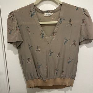 Vintage silk blouse, small*